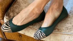Egyedi balerina cipő